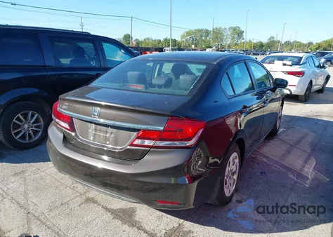 2014 Honda Civic Lx из США, поврежденный, VIN 2HGFB2F53EH517056